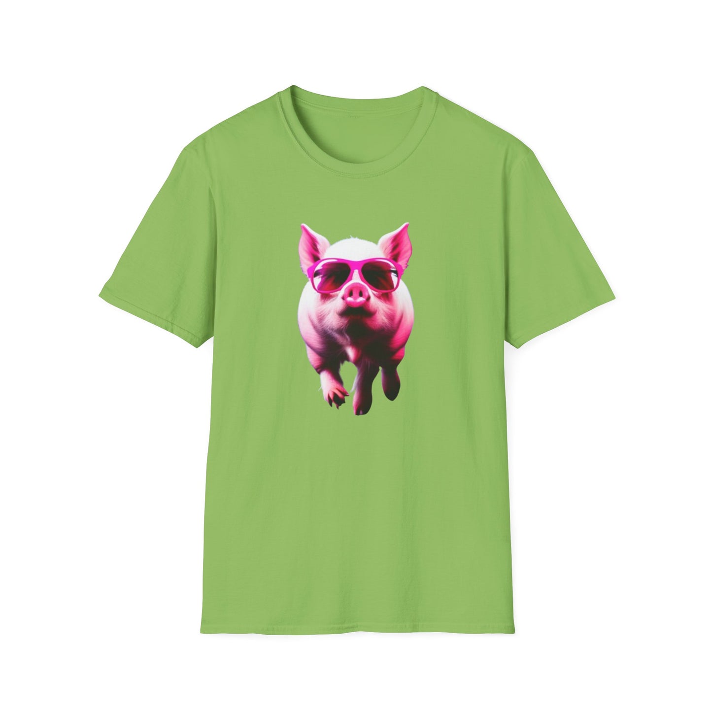 Pig T-Shirt - Cute & Eye-catching Graphic, Perfect for Everyday Wear and Pig Lovers, Awesome Gift Choice