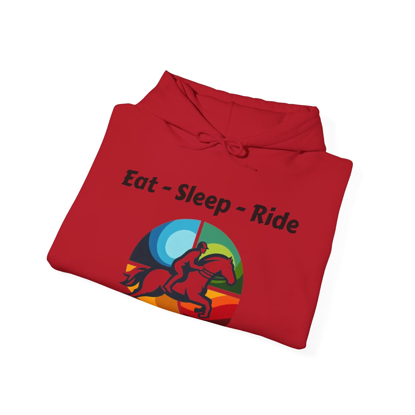 Eat - Sleep - Ride - Horse riding hooded top