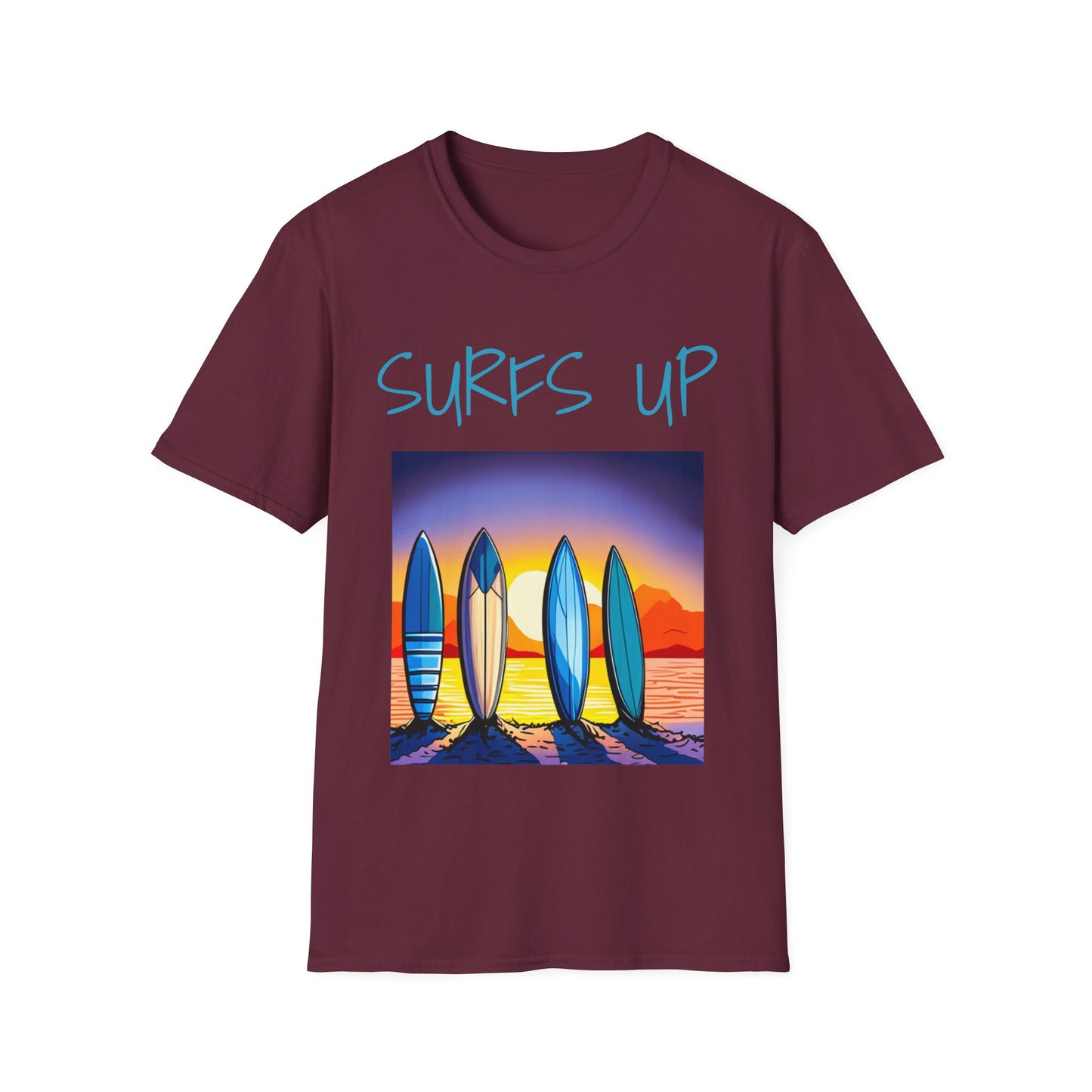 Surfs Up - Softstyle T-Shirt