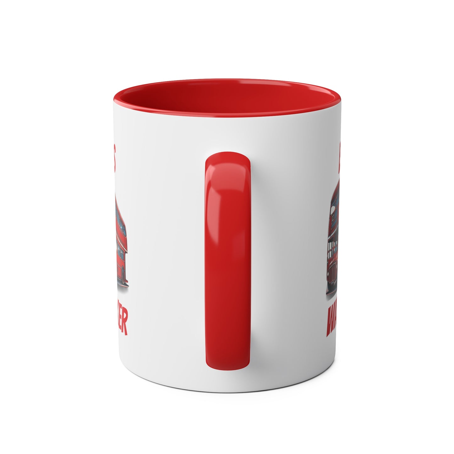 Bus Wanker - Two-Tone Coffee Mugs, 11oz