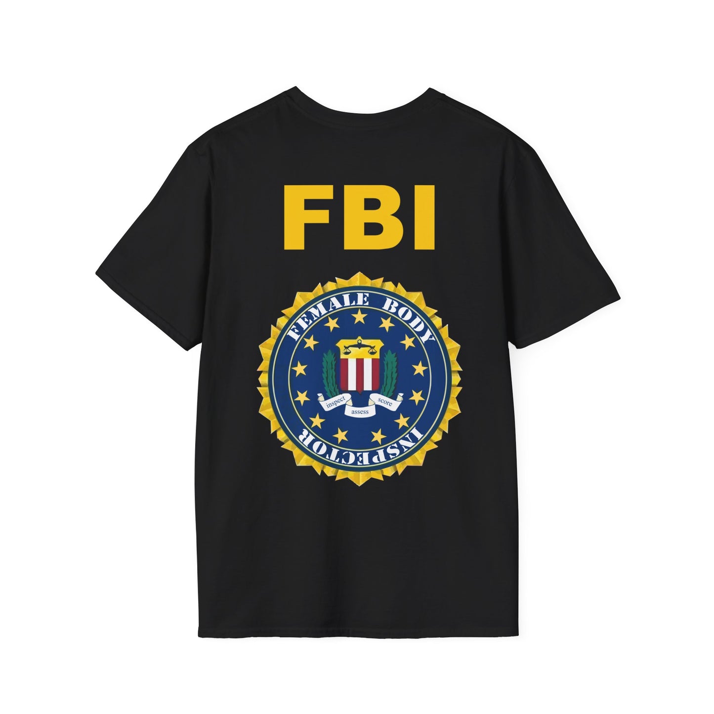 FBI - Female Body Inspector - Semi Realistic Logo