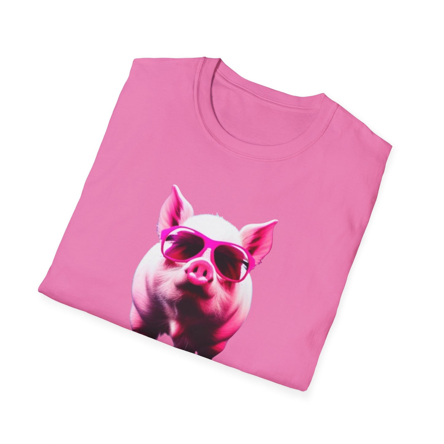 Pig T-Shirt - Cute & Eye-catching Graphic, Perfect for Everyday Wear and Pig Lovers, Awesome Gift Choice