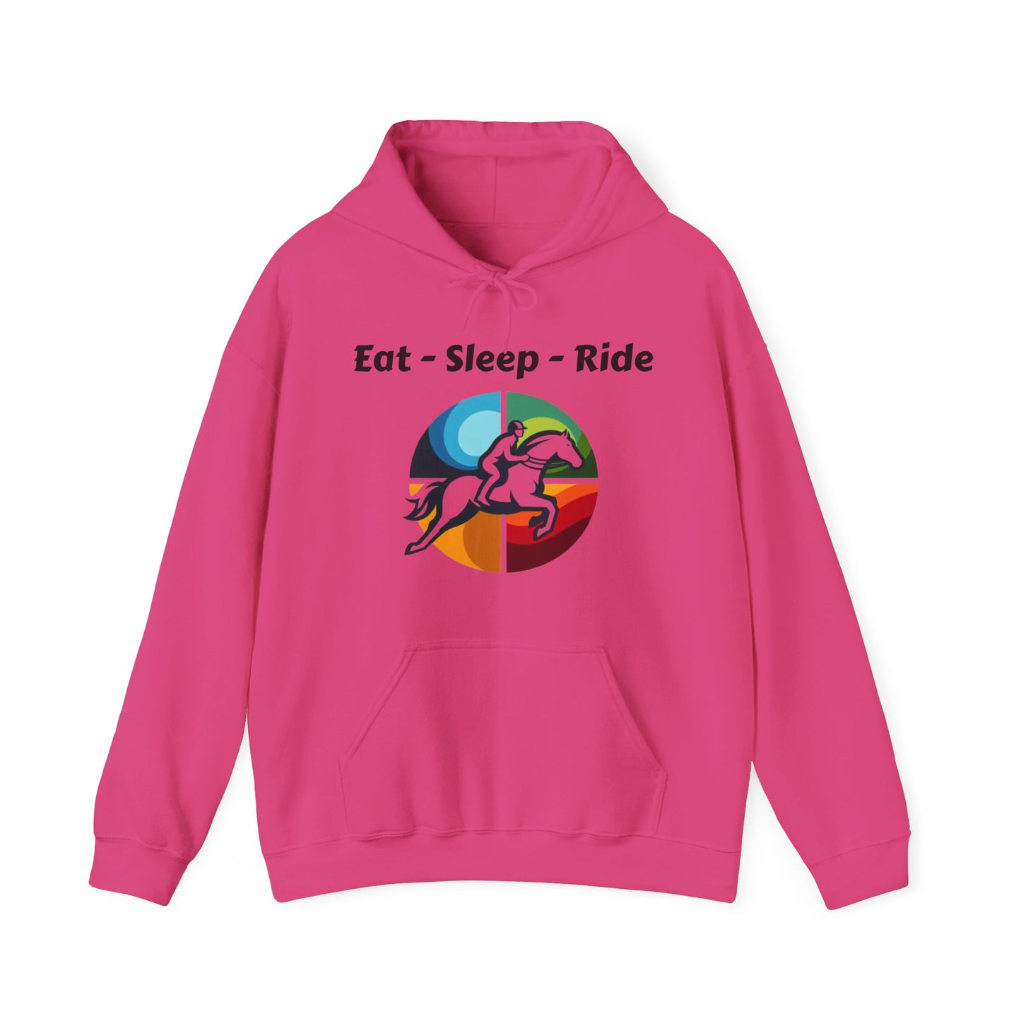 Eat - Sleep - Ride - Horse riding hooded top