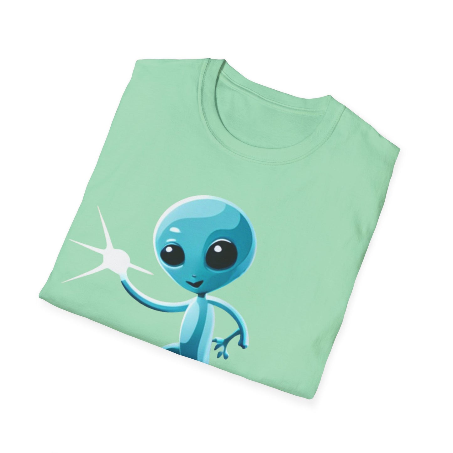 T-Shirt: Fun Loving Alien Design, Unique Graphic Tee for Casual Wear, Perfect Gift for Sci-Fi Fans