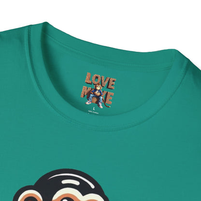 T-shirt - Funky & Stylish Love Monkey Design, Casual Wear for Trendy Fashion Lovers, Perfect Gift for Friends