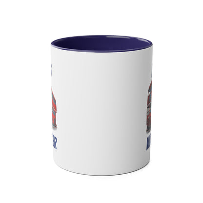 Bus Wanker - Two-Tone Coffee Mugs, 11oz