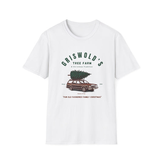 T-shirt Griswolds Tree Farm Film Favourite, Comfy Unisex Tee for Movie Lovers, Perfect Gift for Christmas