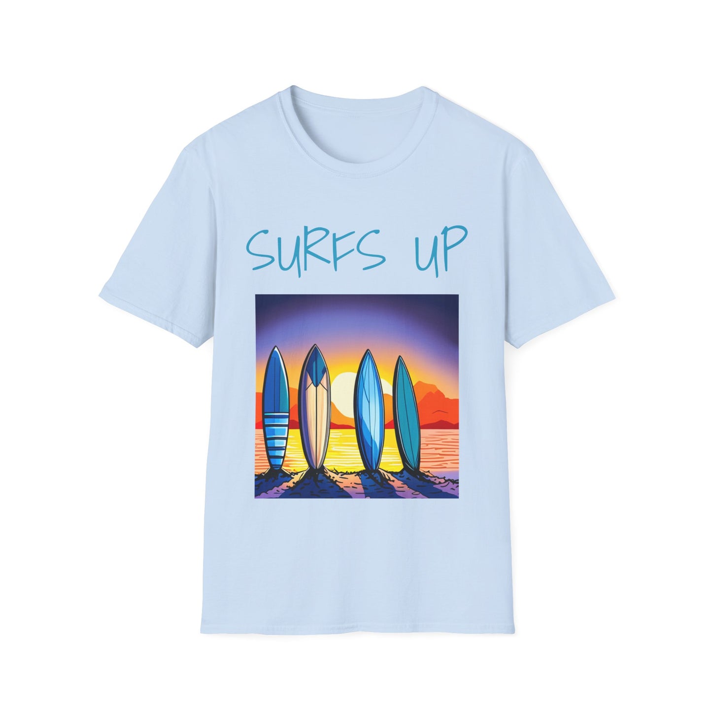 Surfs Up - Softstyle T-Shirt