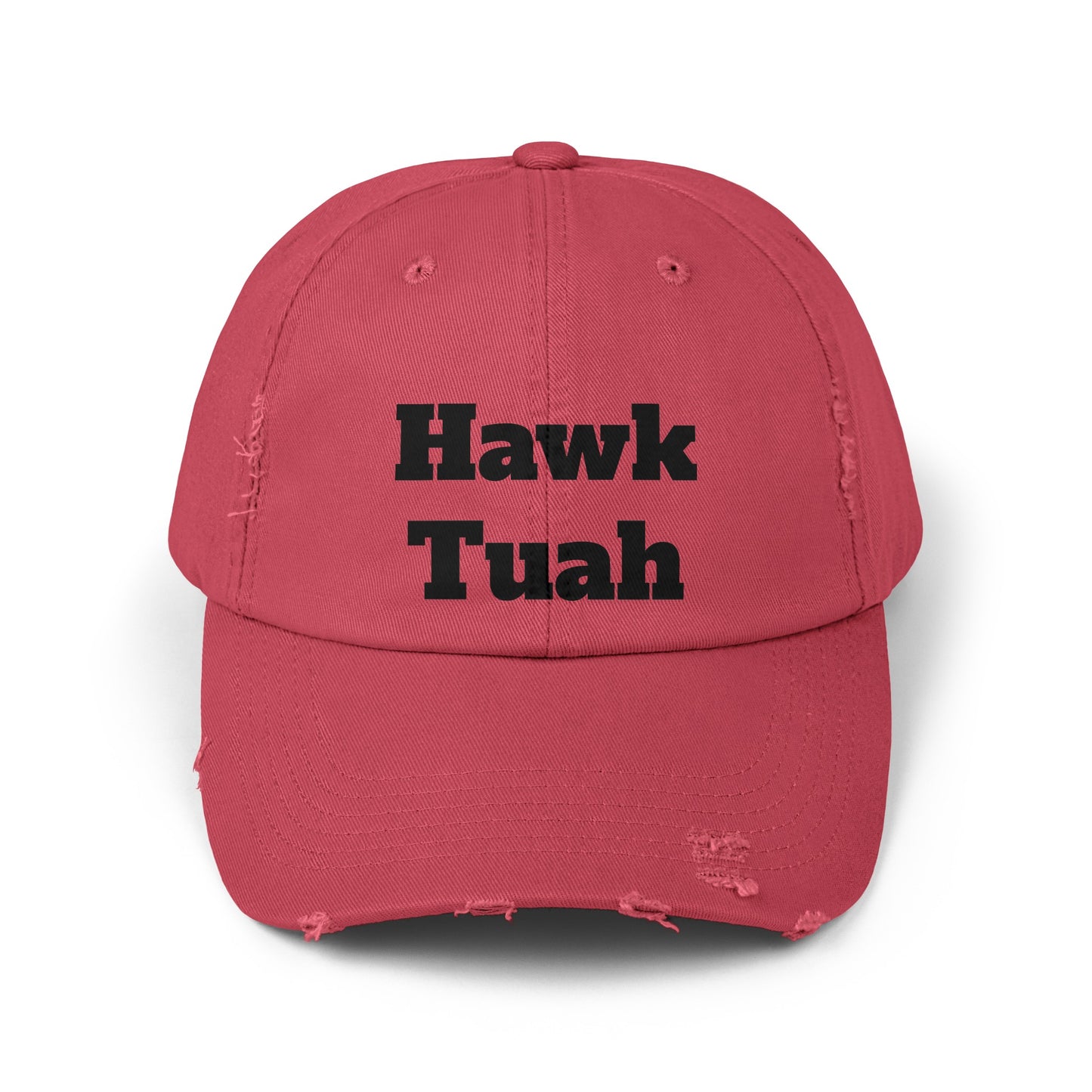 Hawk Tuah -  Unisex Distressed Cap by Savage Designs