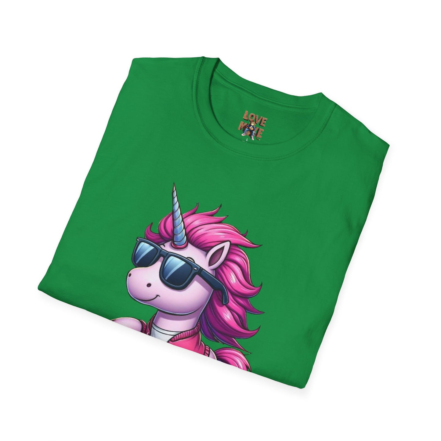 Unicorn T-Shirt - Cool Unicorn by Love Monkey Design, Trendy Tee for Unicorn Lovers, Perfect Gift for Birthdays