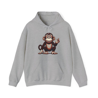 Designer Love Monkey Hoodie - Cool Graphic Animal Top, Ideal for Casual Outfits, Designer Hoodie