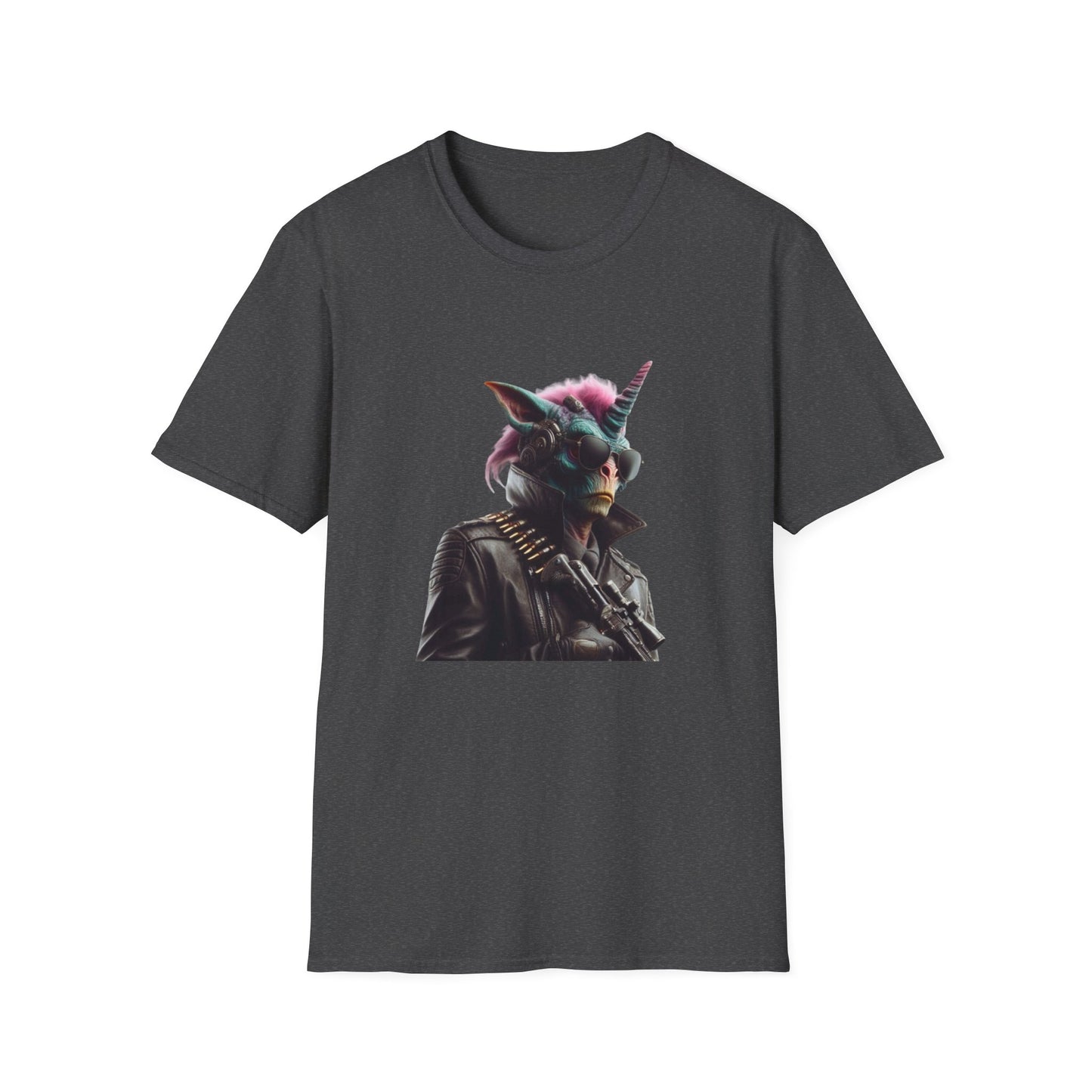 T Shirt Space Unicorn Alien Bounty Hunter - Unique Graphic Tee for Sci-Fi Lovers - Perfect Gift for Geeks