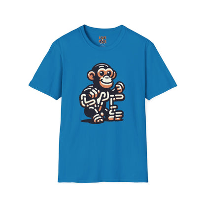 T-shirt - Funky & Stylish Love Monkey Design, Casual Wear for Trendy Fashion Lovers, Perfect Gift for Friends