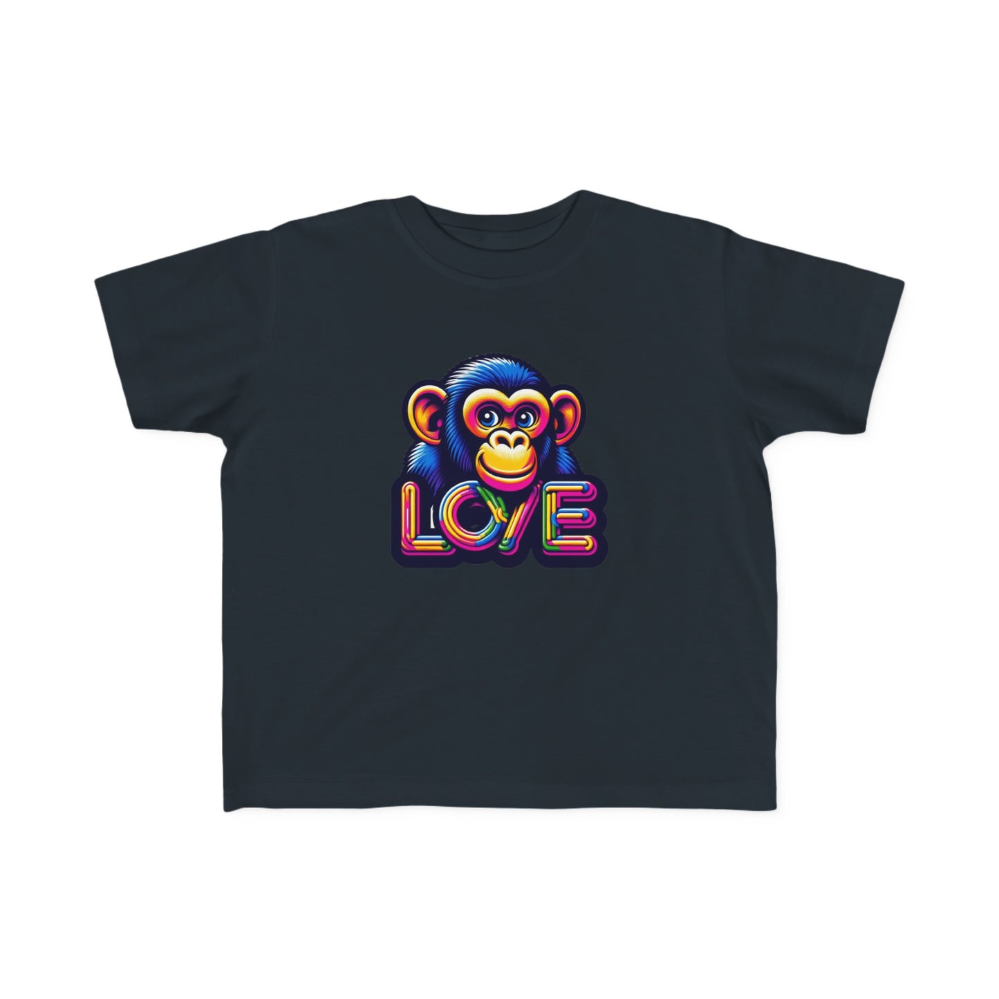 T-Shirt Love Monkey for Toddlers - Adorable Kids Tee for Playtime Fun - Perfect Birthday or Baby Shower Gift