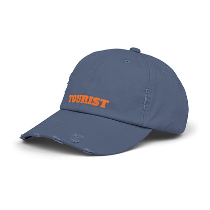 Tourist - Unisex Distressed Cap By Savage Designs