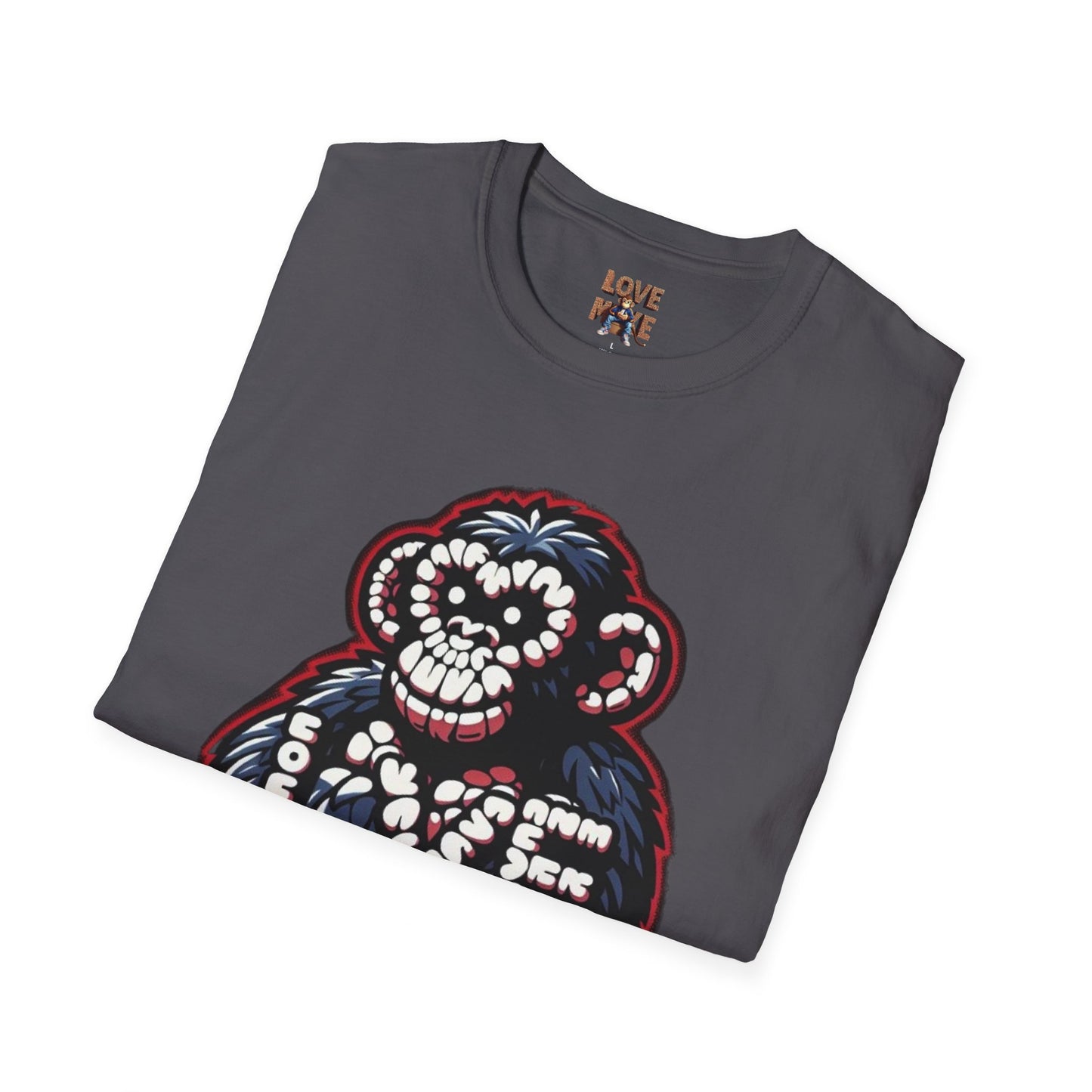 Love Monkey T-shirt, Trendy & Stylish Graphic Tee, Ideal for Everyday Wear, Fun Gift for All Ages