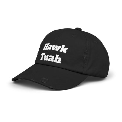 Hawk Tuah -  Unisex Distressed Cap by Savage Designs