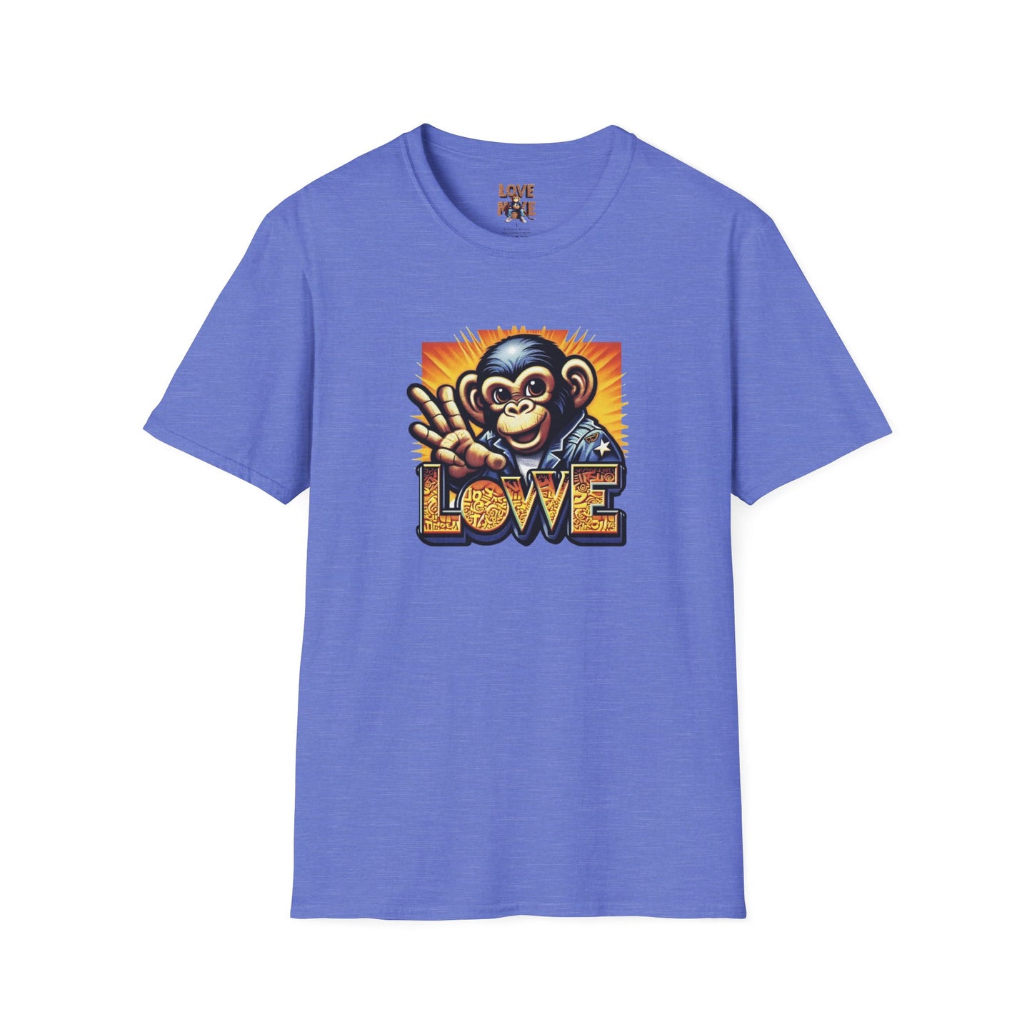 Stylish Love Monkey T-shirt - Stand Out with Funky Design, Perfect for Everyday Wear & Gifting to Fashion Enthusiasts