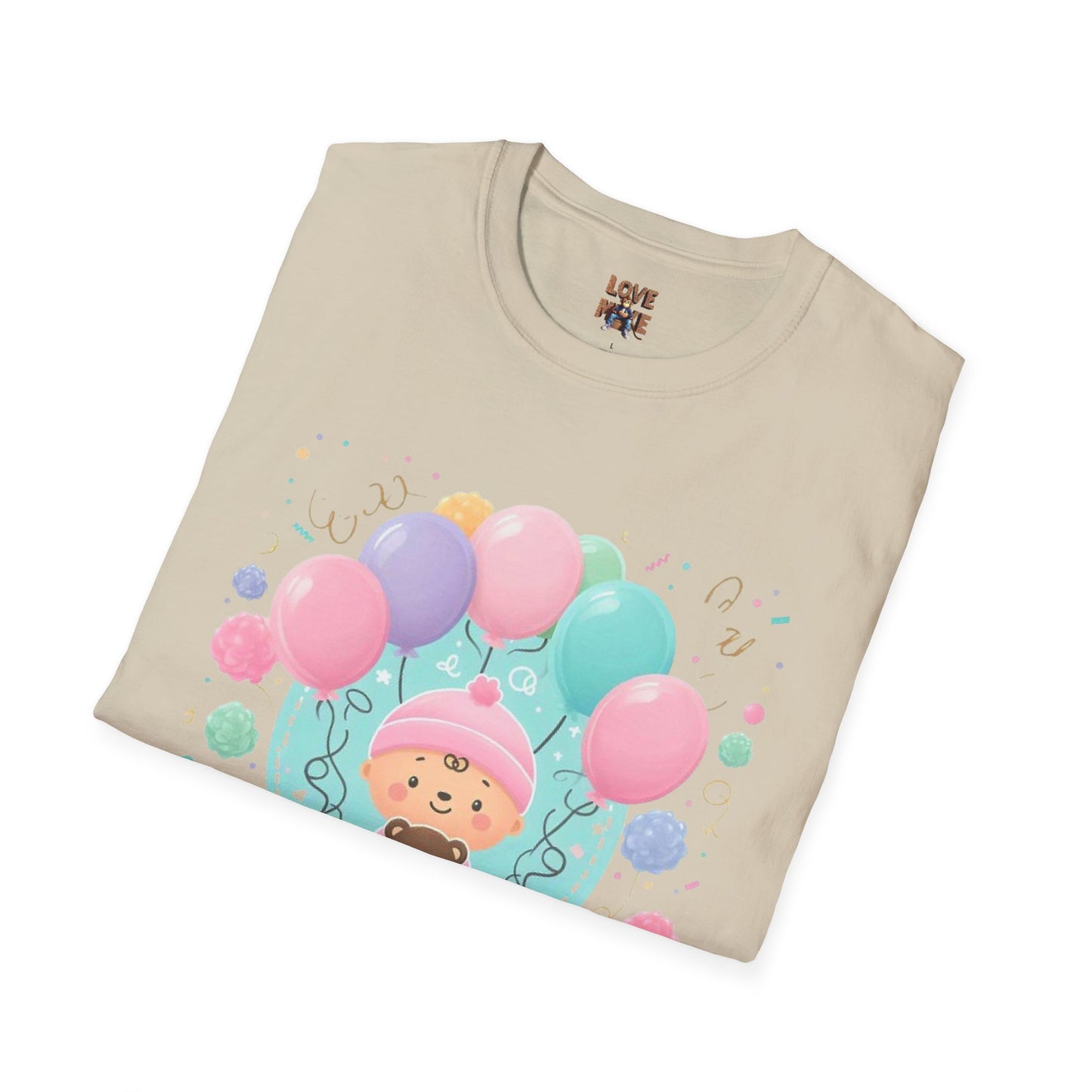 Stylish Baby Shower T-Shirt - Unique Design, Perfect for Celebrating Mom-to-Be, Memorable Gift Idea