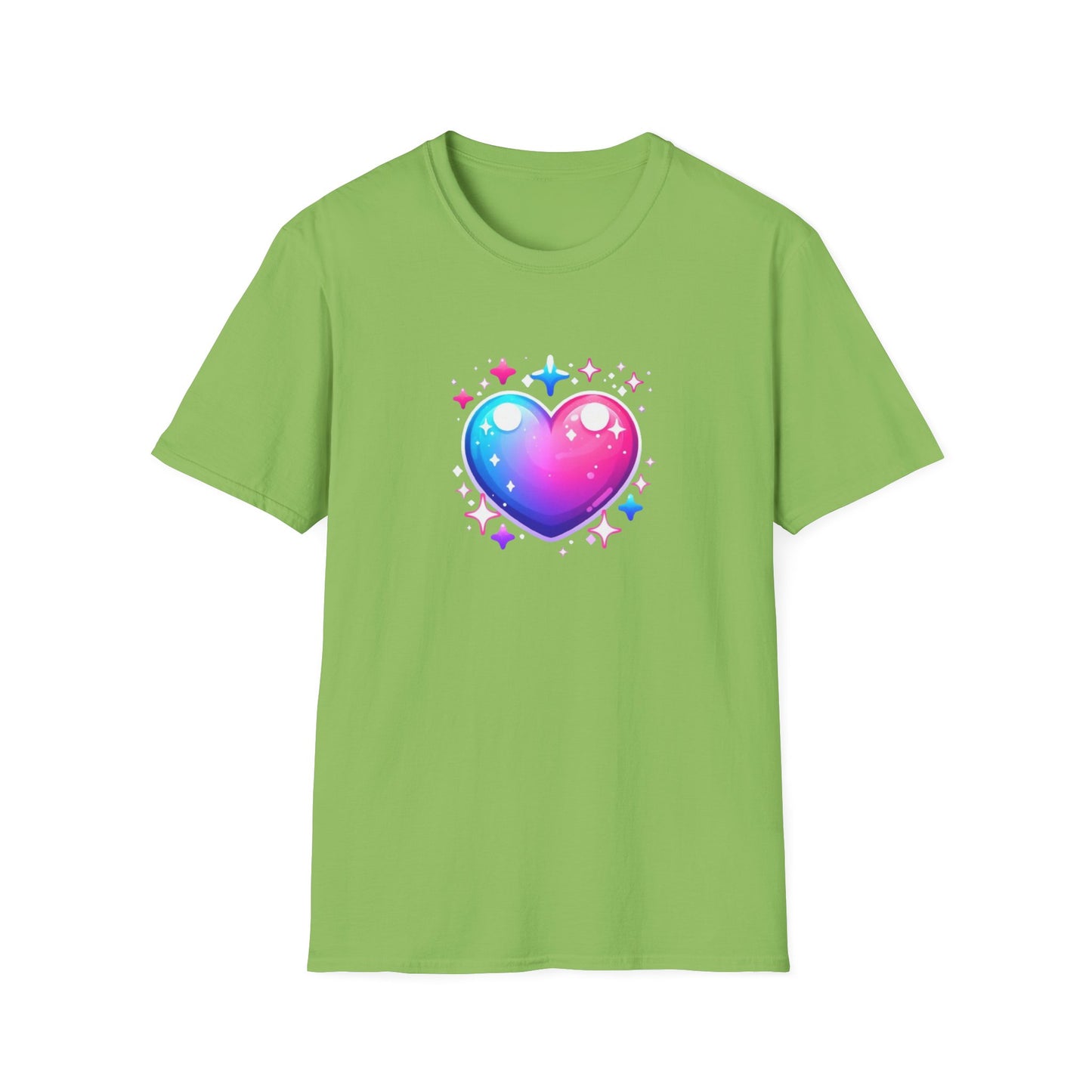 Love Heart T-Shirt, Stylish Unisex Love Symbol Top, Casual Wear for Date Night, Sweetheart Birthday Present