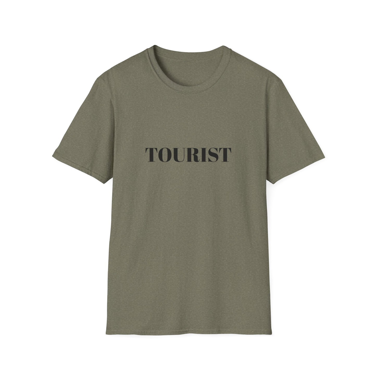 Tourist - 2 Sided Graphic T-Shirt  - Rear has dictionary description.