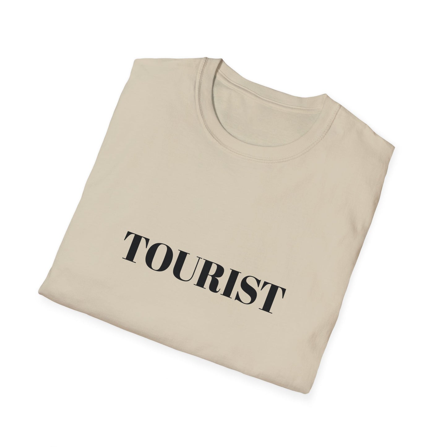 Tourist - 2 Sided Graphic T-Shirt  - Rear has dictionary description.