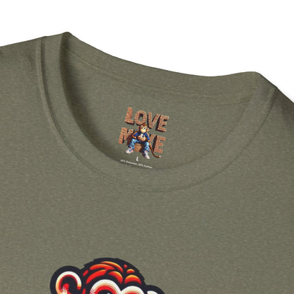 T-shirt Love Monkey Design - Cool, Stylish & Trendy - Perfect for Casual Wear - Unique Gift Idea