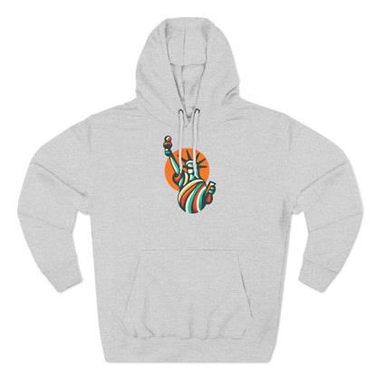 Retro 1970s Statue of Liberty Hoodie - Unisex Casual Wear Sweatshirt - Iconic American Landmark Gift for All Ages