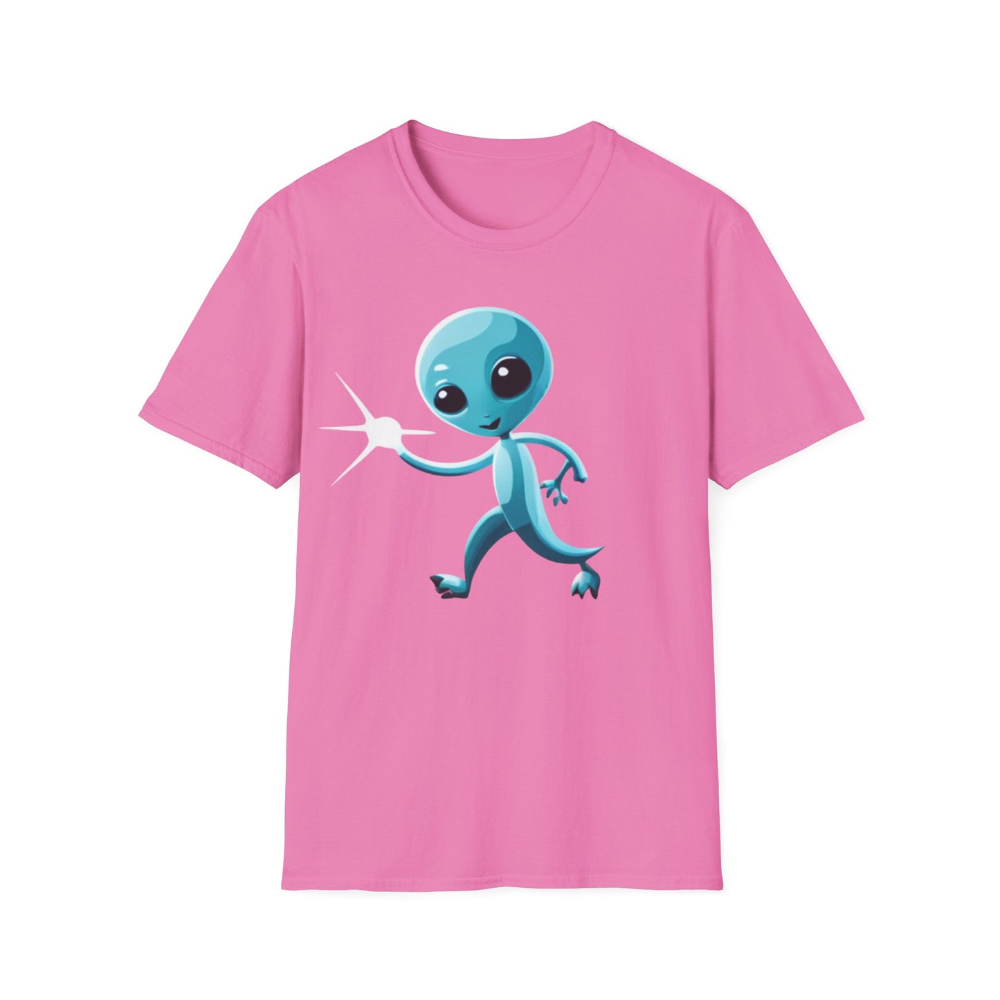 T-Shirt: Fun Loving Alien Design, Unique Graphic Tee for Casual Wear, Perfect Gift for Sci-Fi Fans