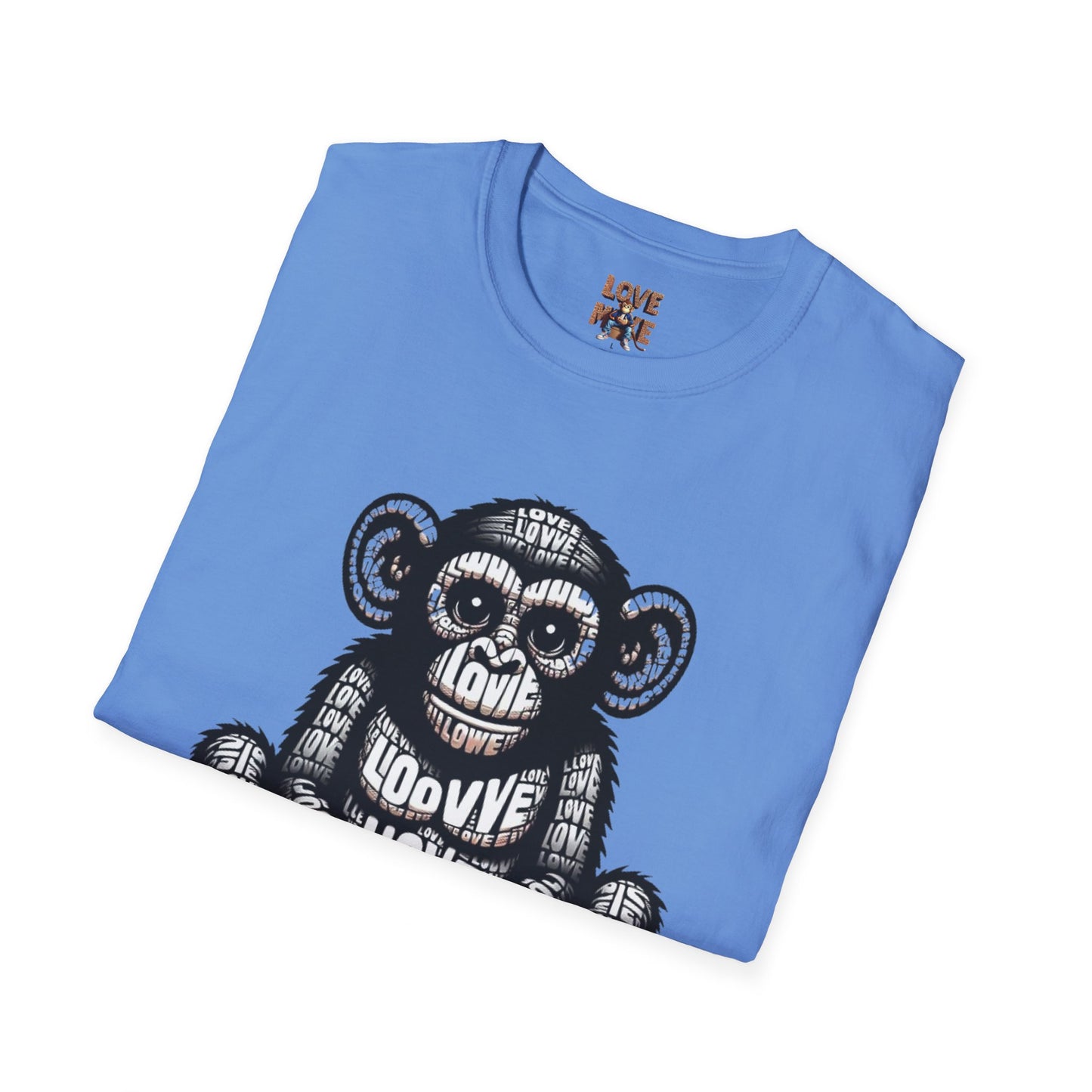 T-shirt - Funky & Stylish Love Monkey Design, Casual Wear for Trendy Fashion Lovers, Perfect Gift for Friends