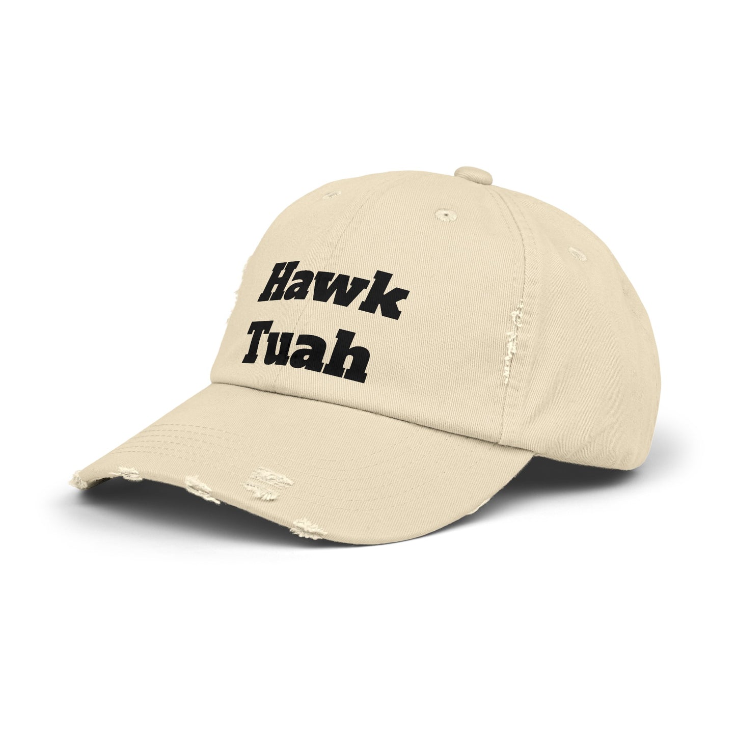 Hawk Tuah -  Unisex Distressed Cap by Savage Designs