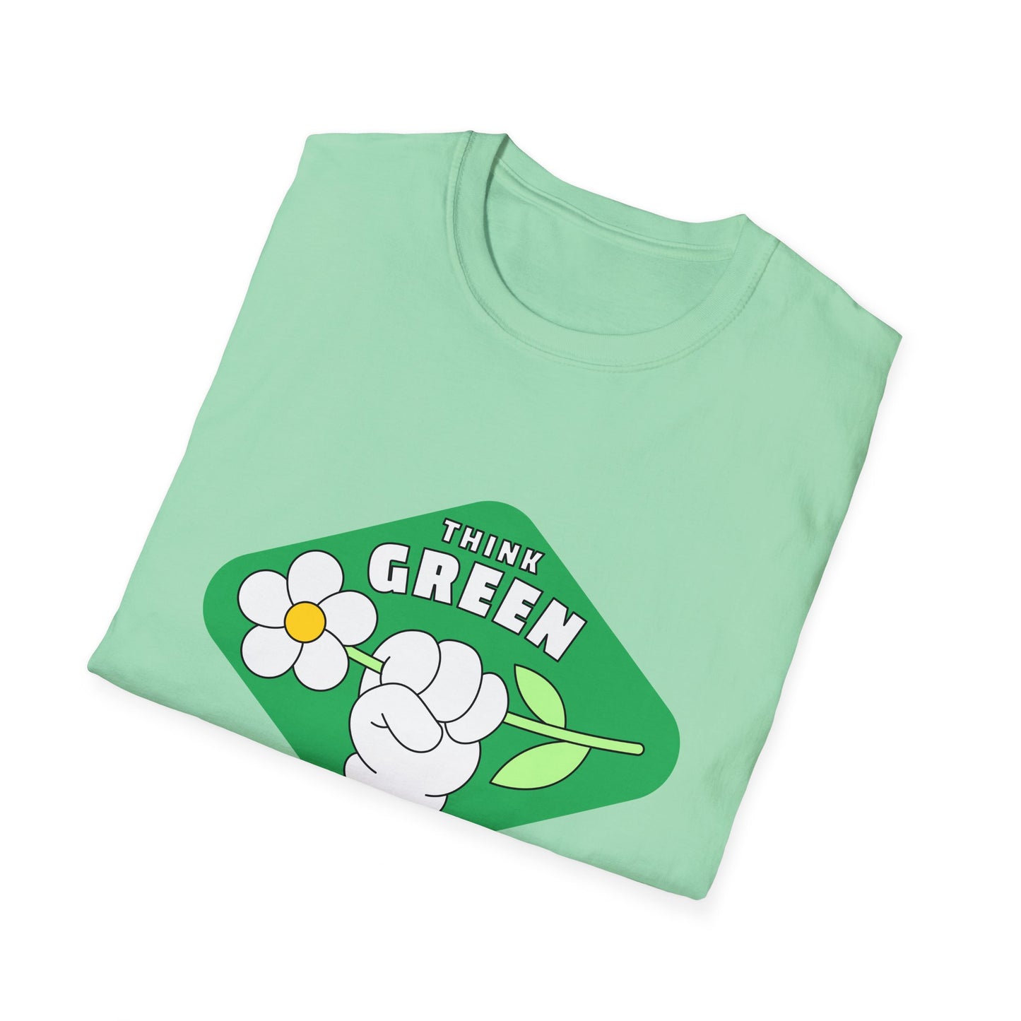 Think Green - T-Shirt - Environmentally Friendly Message