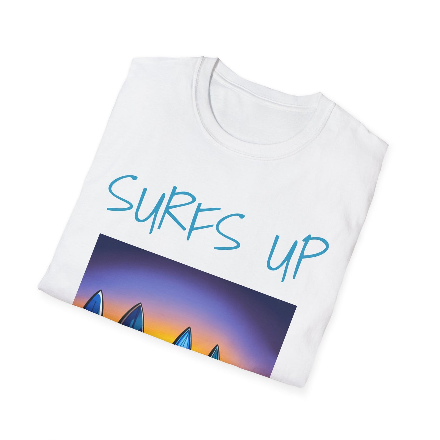 Surfs Up - Softstyle T-Shirt