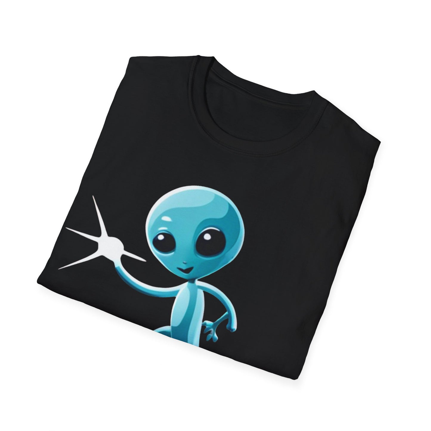 T-Shirt: Fun Loving Alien Design, Unique Graphic Tee for Casual Wear, Perfect Gift for Sci-Fi Fans