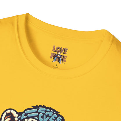 Love Monkey T-Shirt - Unique Designer Graphic Tee, Perfect Casual Wear, Ideal Designer Wear Gift