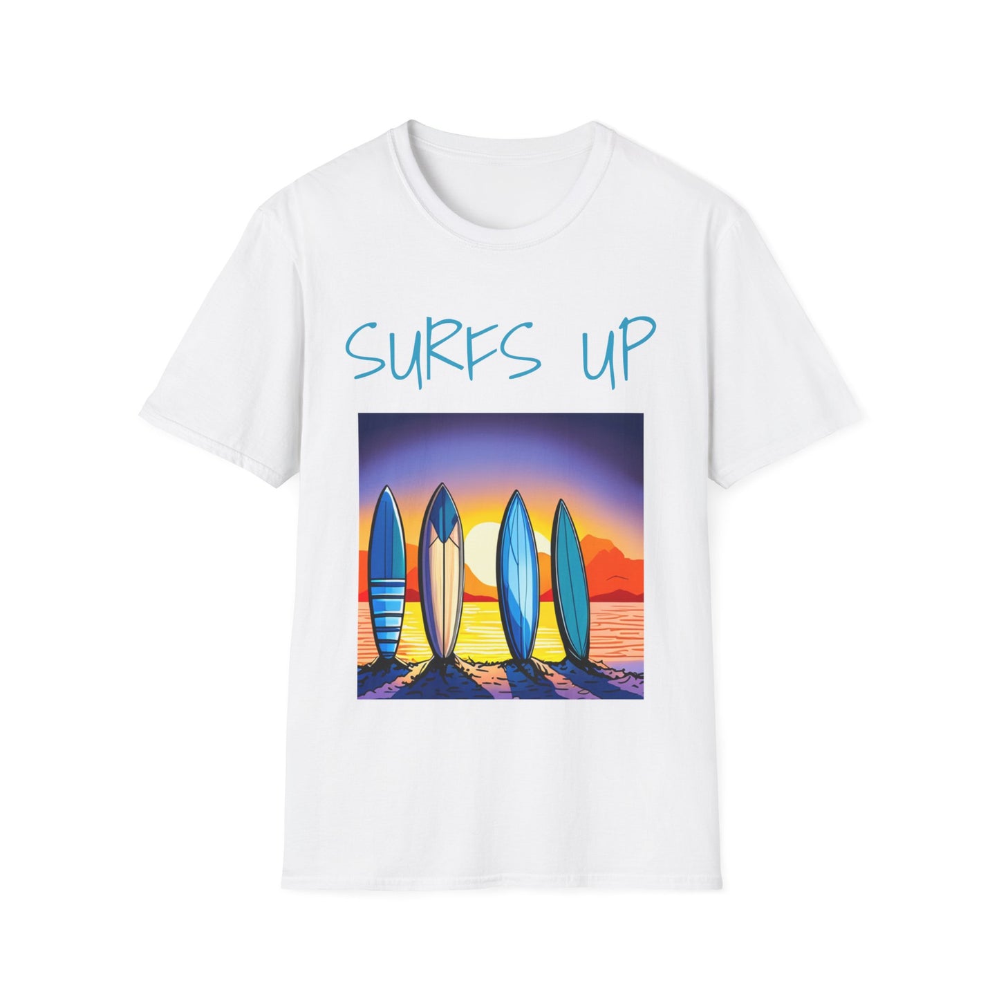 Surfs Up - Softstyle T-Shirt