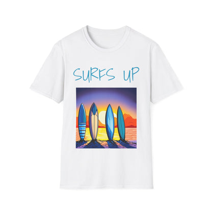 Surfs Up - Softstyle T-Shirt