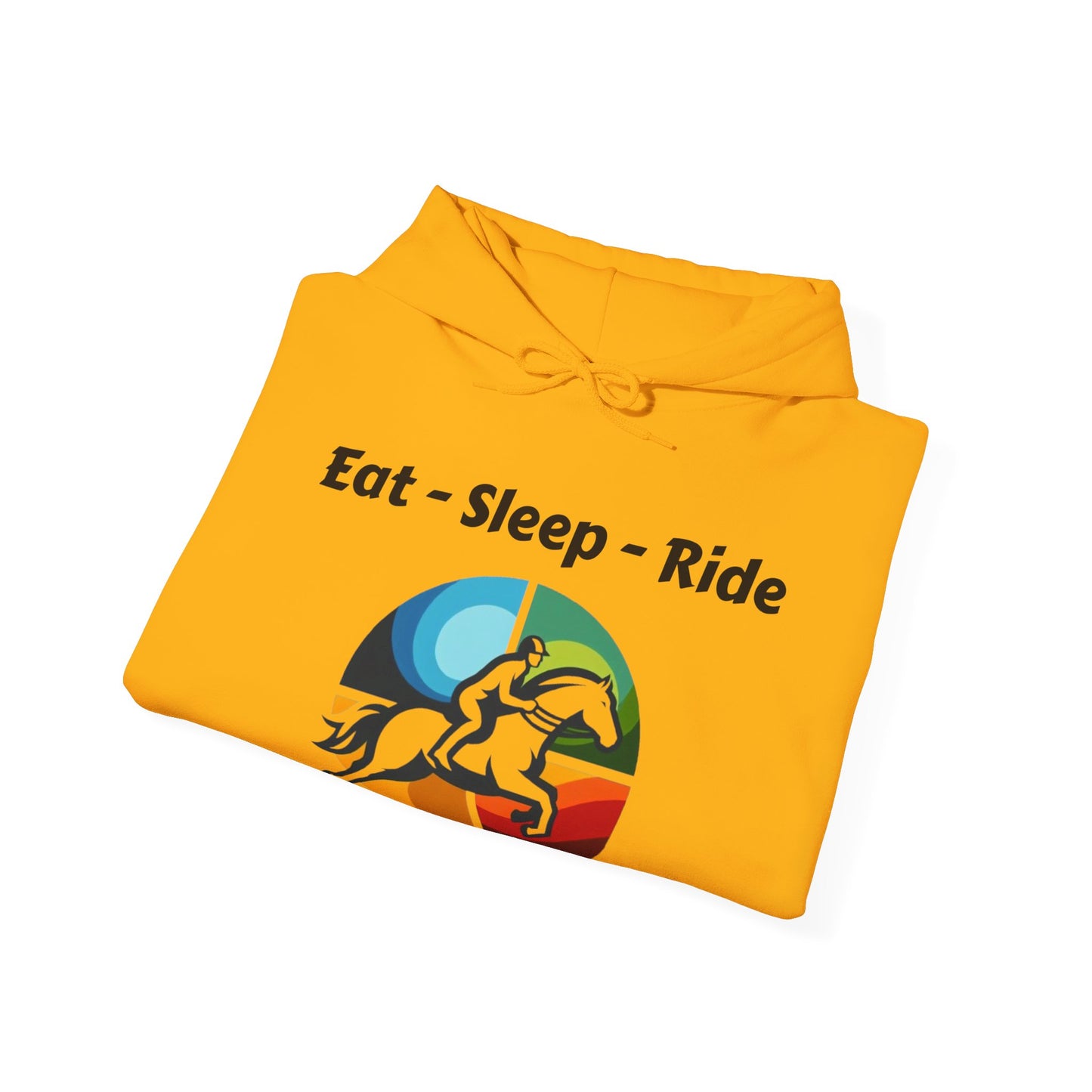 Eat - Sleep - Ride - Horse riding hooded top