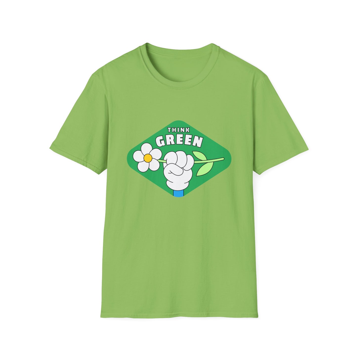 Think Green - T-Shirt - Environmentally Friendly Message