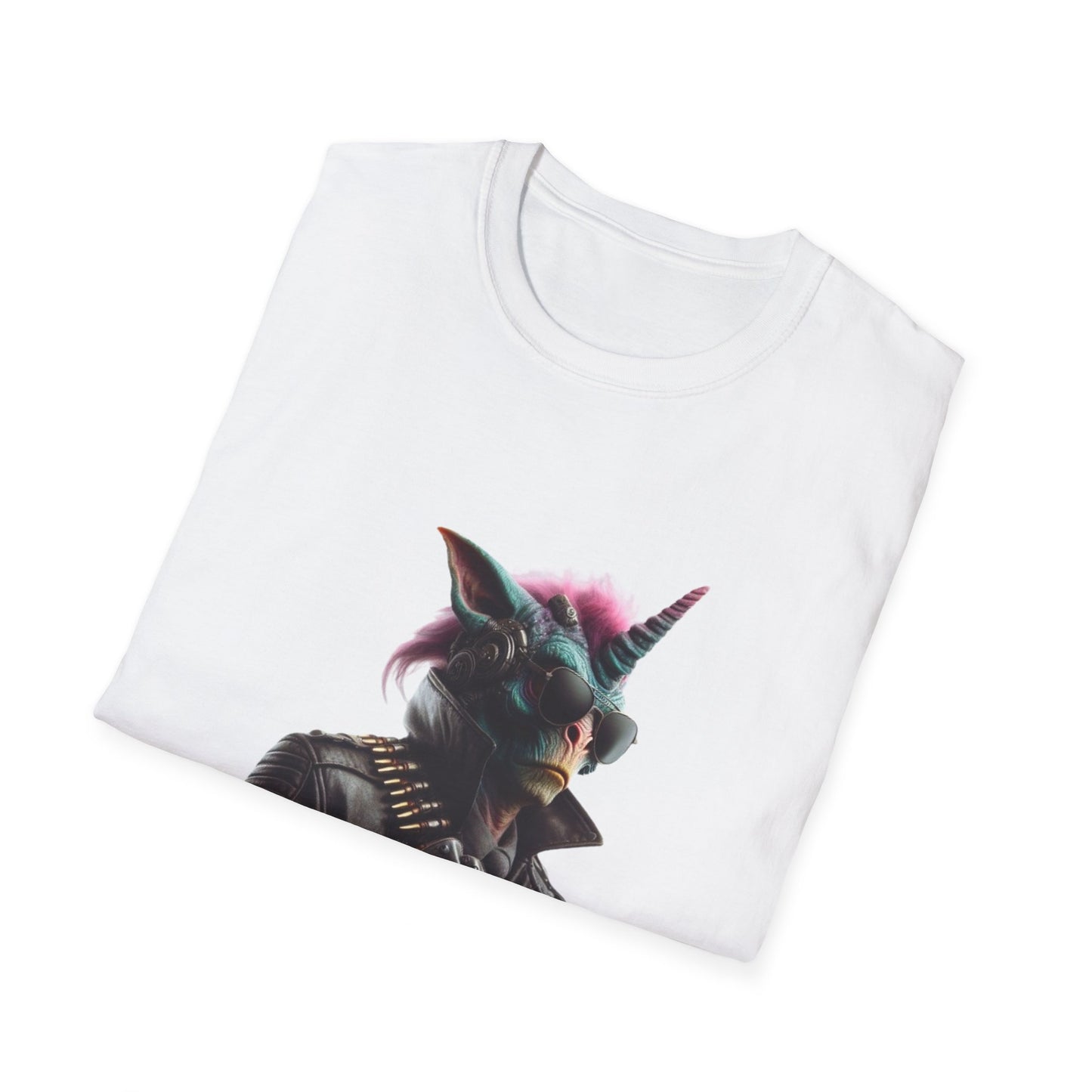 T Shirt Space Unicorn Alien Bounty Hunter - Unique Graphic Tee for Sci-Fi Lovers - Perfect Gift for Geeks