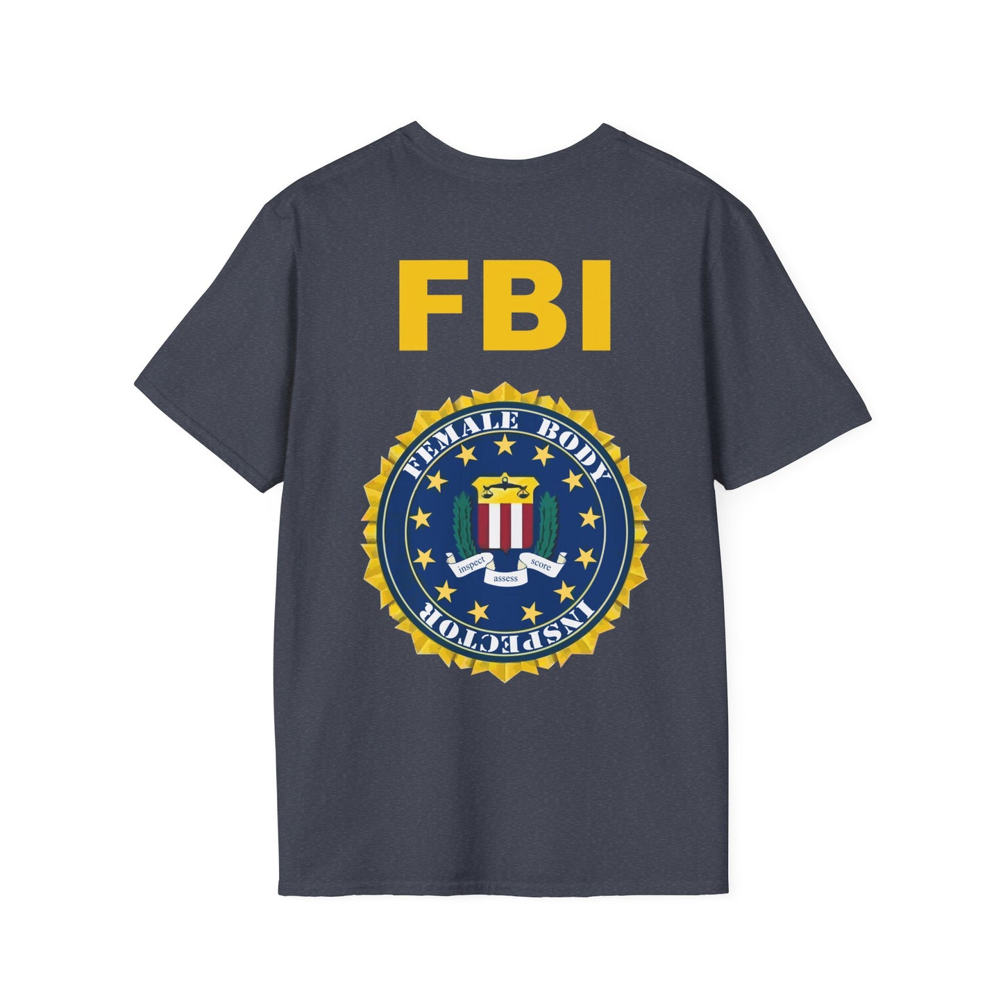 FBI - Female Body Inspector - Semi Realistic Logo