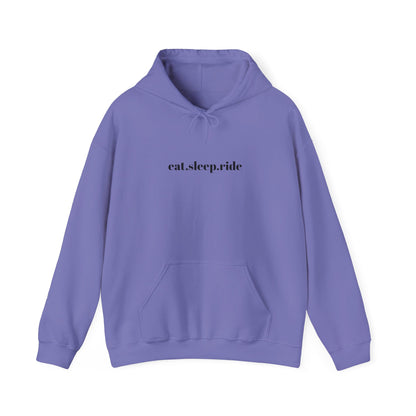 eat. sleep. ride. -  Hooded Sweatshirt