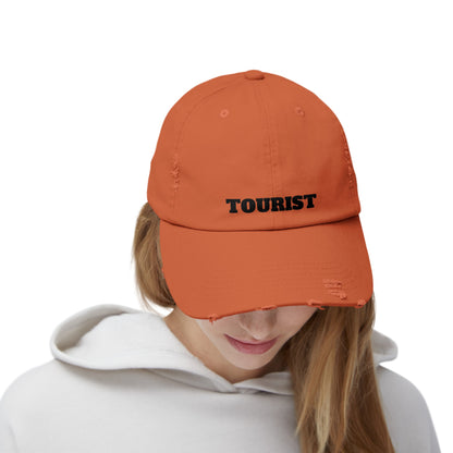 Tourist - Unisex Distressed Cap By Savage Designs