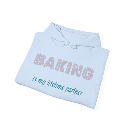 Baking Hoodie - Unisex Heavy Blend™ Hooded Sweatshirt, Comfy Lifetime Baking Partner, Perfect Gift for Bakers