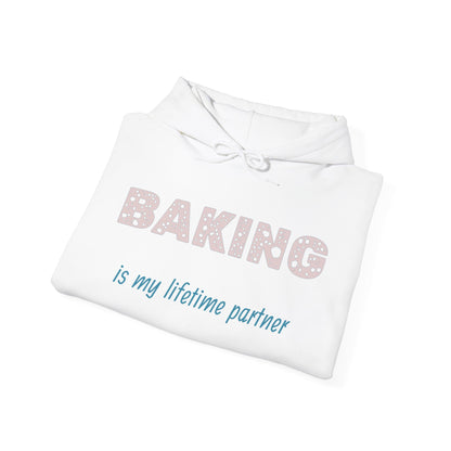 Baking Hoodie - Unisex Heavy Blend™ Hooded Sweatshirt, Comfy Lifetime Baking Partner, Perfect Gift for Bakers