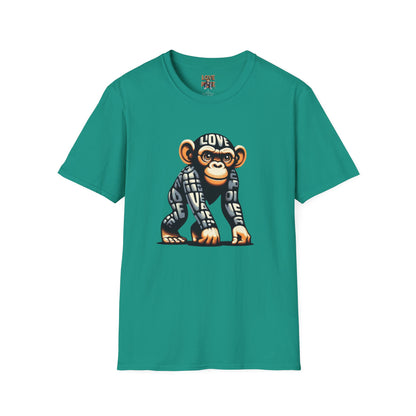 Designer Love Monkey T-Shirt - Cool Graphic Animal Top, Ideal for Casual Outfits, Designer Shirt