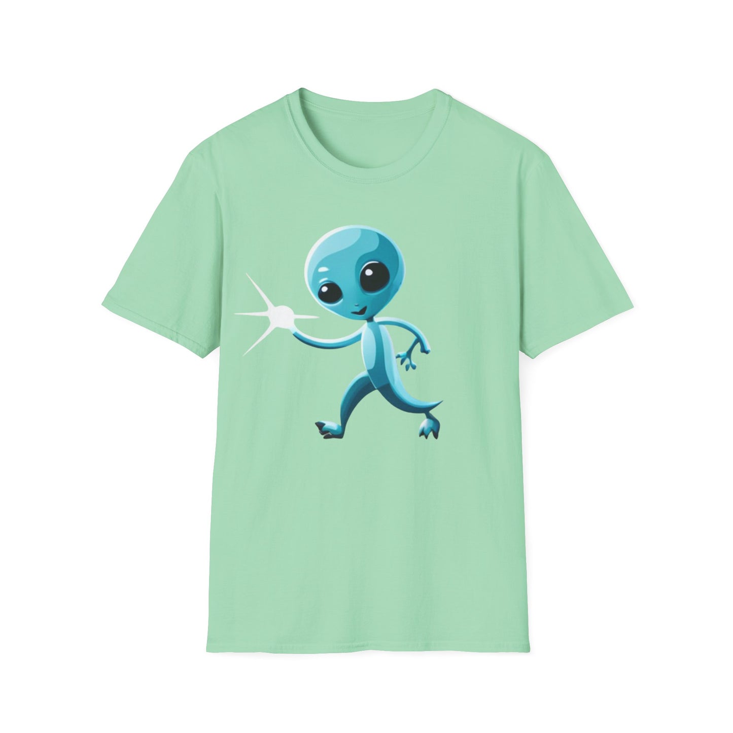 T-Shirt: Fun Loving Alien Design, Unique Graphic Tee for Casual Wear, Perfect Gift for Sci-Fi Fans