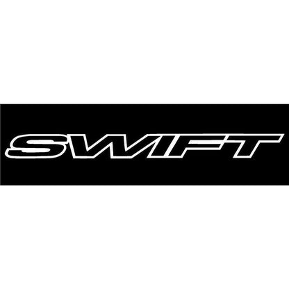 Swift Challenger Caravan White Outline Decal  58 x 5 cm (any size available)