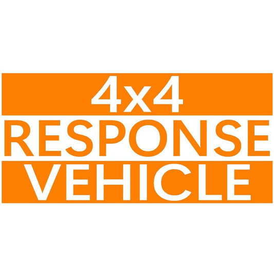 4X4 RESPONSE VEHICLE - All Sizes & Adhesive Vinyl