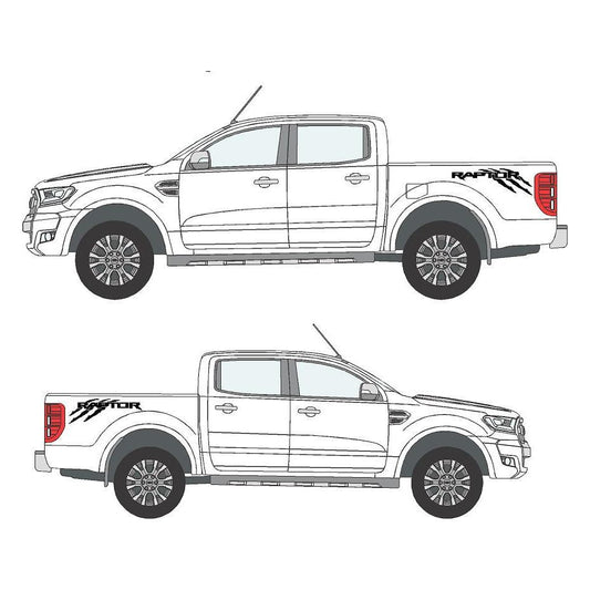 RANGER. RAPTOR Stickers Decals Rear Graphics.  *any Colour *Any Size